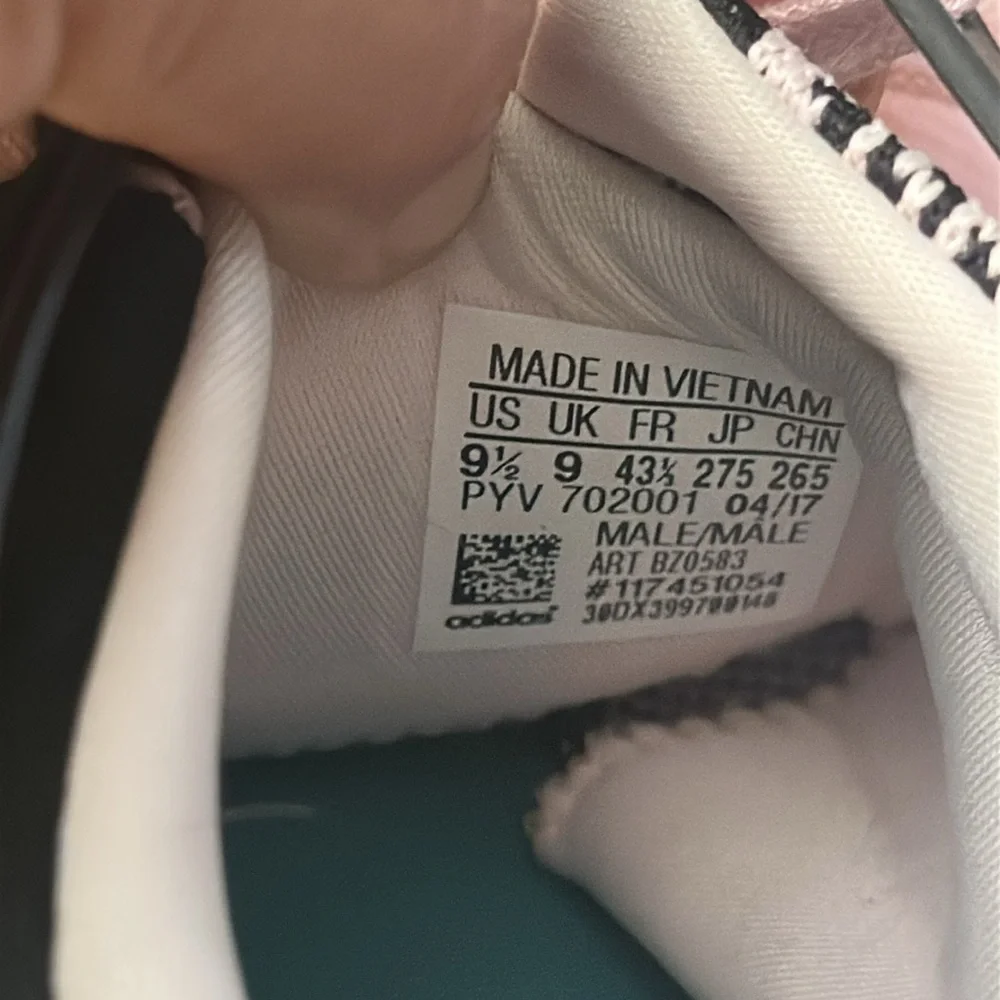 ADIDAS EQT SUPPORT pink glitch sneakers